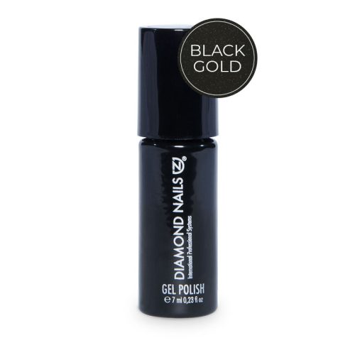 Gél Lakk - Rubber Base - Black Gold - Zselé lakk (7 ml)