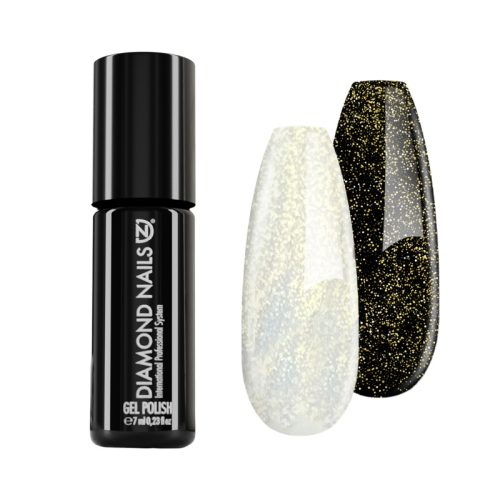 FM#2 Fixálásmentes fedő Géllakk - 7ml - Gold Shimmer Top